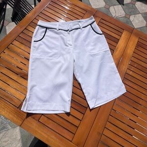 Callaway White Shorts with Black Accents